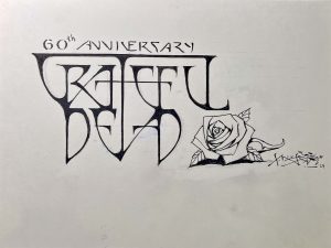 ORIGINAL LETTERING FOR 60TH ANNIVERSARY POSTER