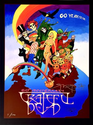 PRE-ORDER! 60TH ANNIVERSARY GRATEFUL DEAD POSTER