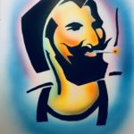 ZIG ZAG MAN - AIRBRUSHED PRINT