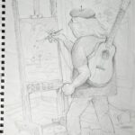 In the Studio sketch