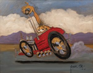 MOUSE EQUIPPED PAINTING