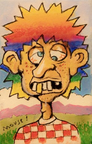 NO ICE CREAM LEFT - MINI PAINTING