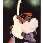 JIMI WHITE STRAT - PRINT