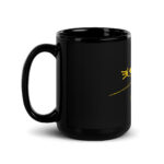 Black Glossy Running mouse mug - Image 5