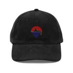 Cats under the stars corduroy cap